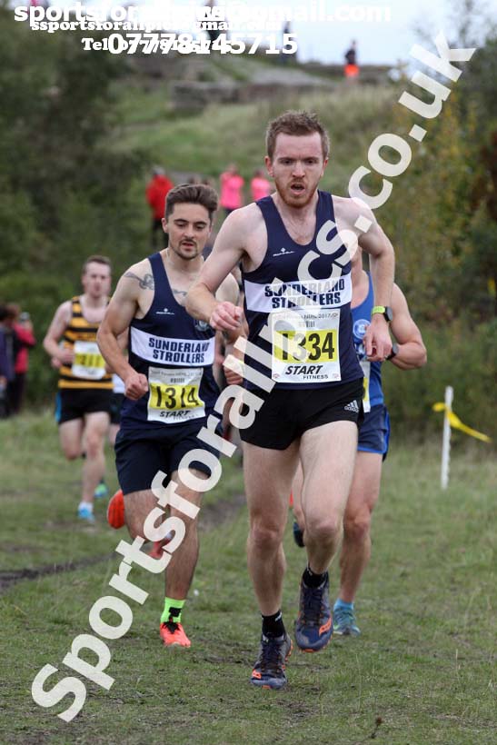Senior mens Start Fitness North Eastern Harriers League, Wrekenton, Gateshead. Photo:  David T. Hewitson/Sports for All Pics